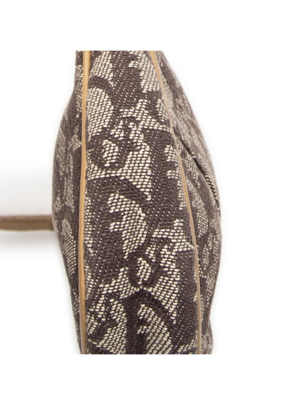 Dior Mini Saddle Pochette Brown Beige Trotter Pattern Canvas Pouch - Picture 7 of 10
